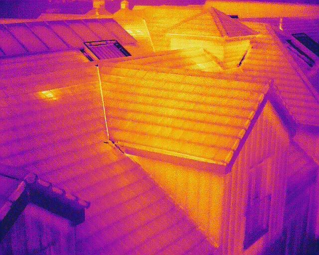 Thermal Imaging Roof Survey Image Wallasey
